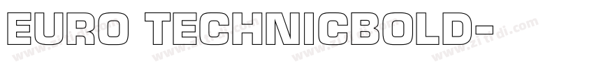 Euro TechnicBold字体转换